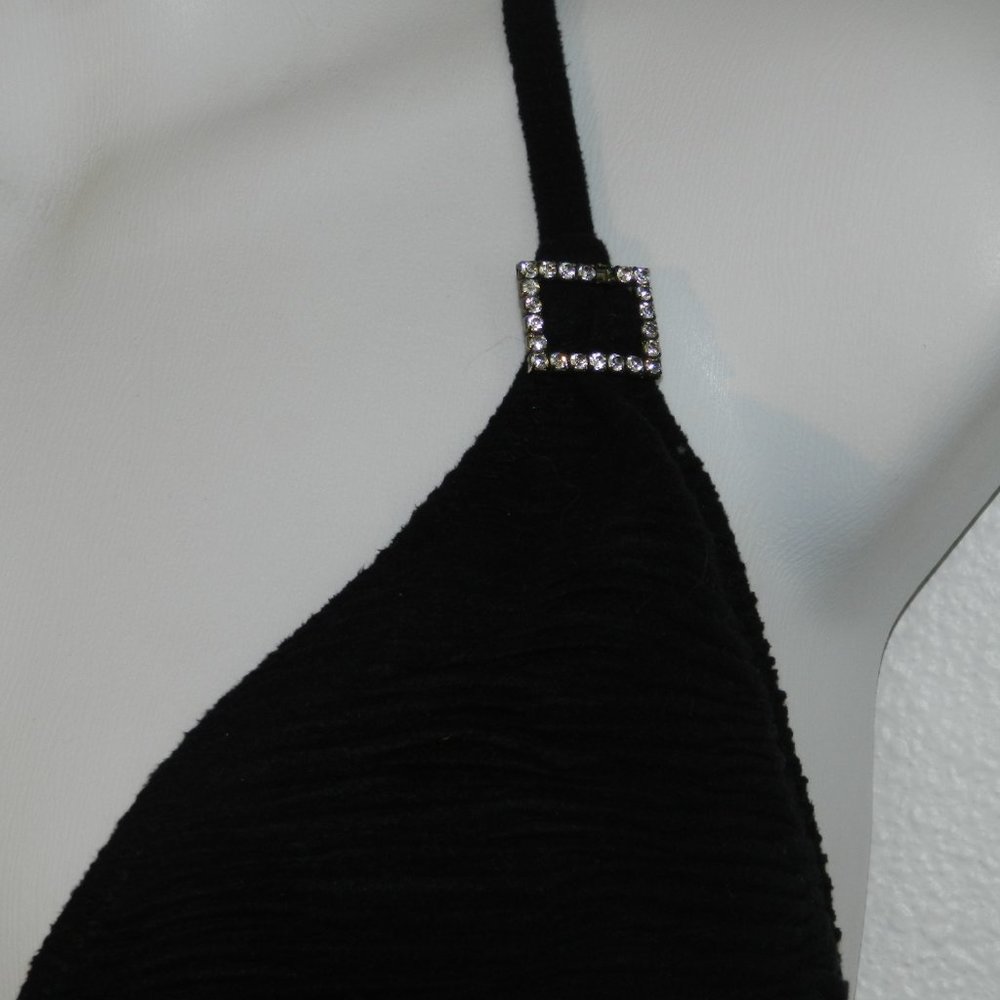 Endless Sun Soft Wave Pattern Fabric, Rhinestone … - image 8